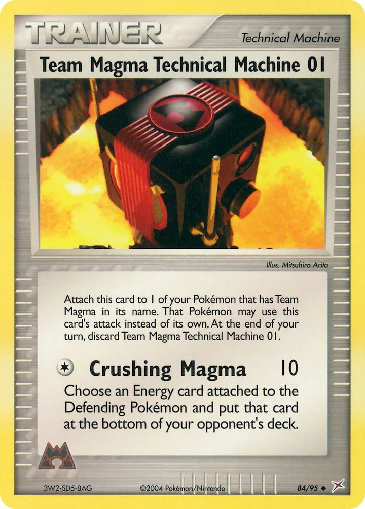Team Magma Technical Machine 01, Team Magma vs Team Aqua 84/95