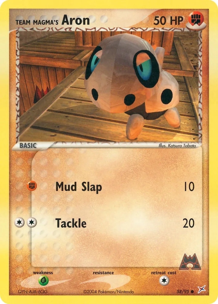Team Magma’s Aron, Team Magma vs Team Aqua 58/95
