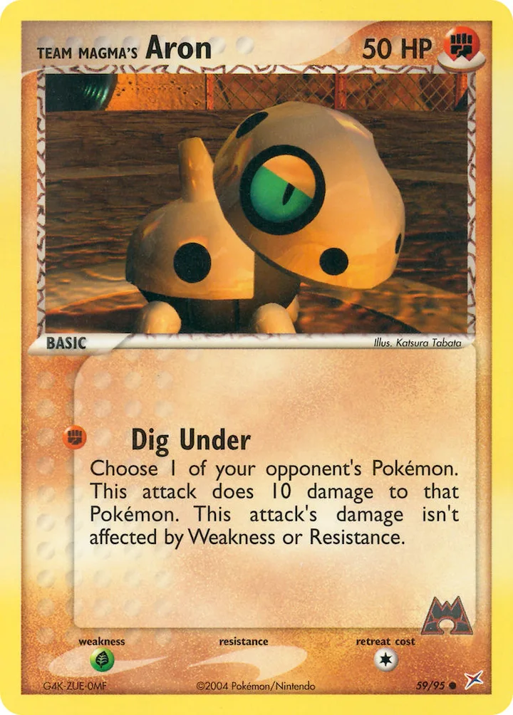 Team Magma’s Aron, Team Magma vs Team Aqua 59/95