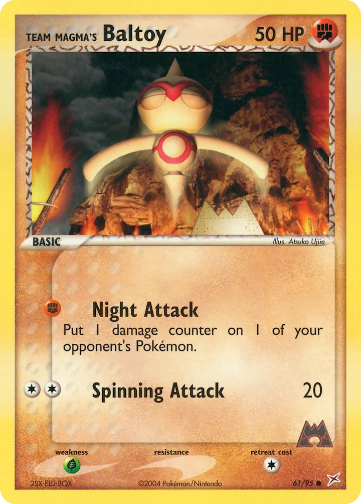 Team Magma’s Baltoy, Team Magma vs Team Aqua 61/95