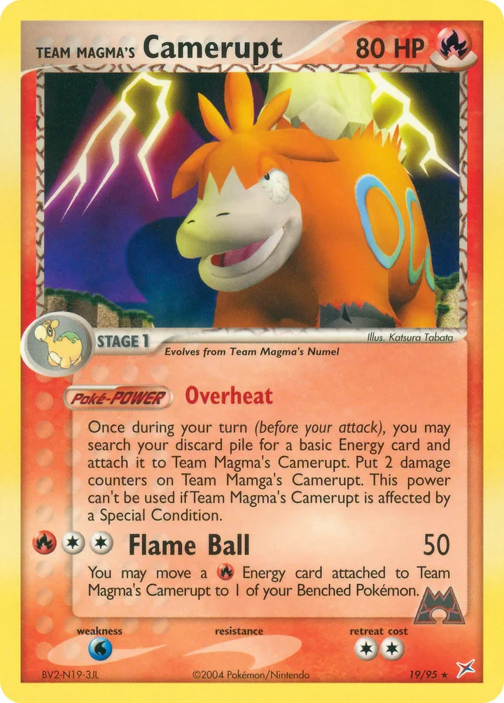 Team Magma’s Camerupt, Team Magma vs Team Aqua 19/95