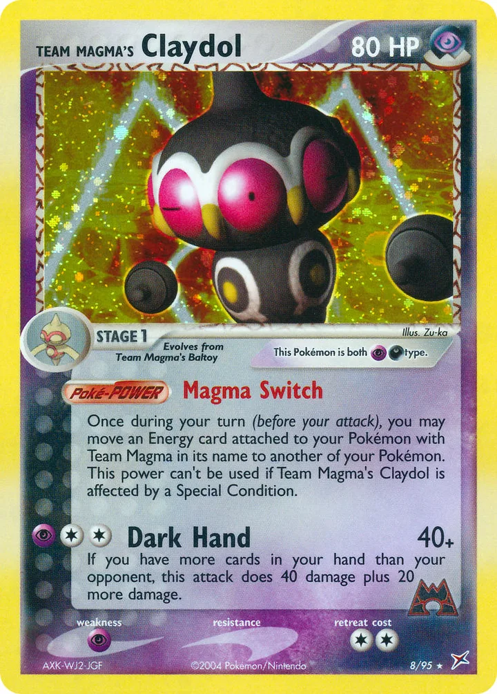 Team Magma’s Claydol, Team Magma vs Team Aqua 8/95