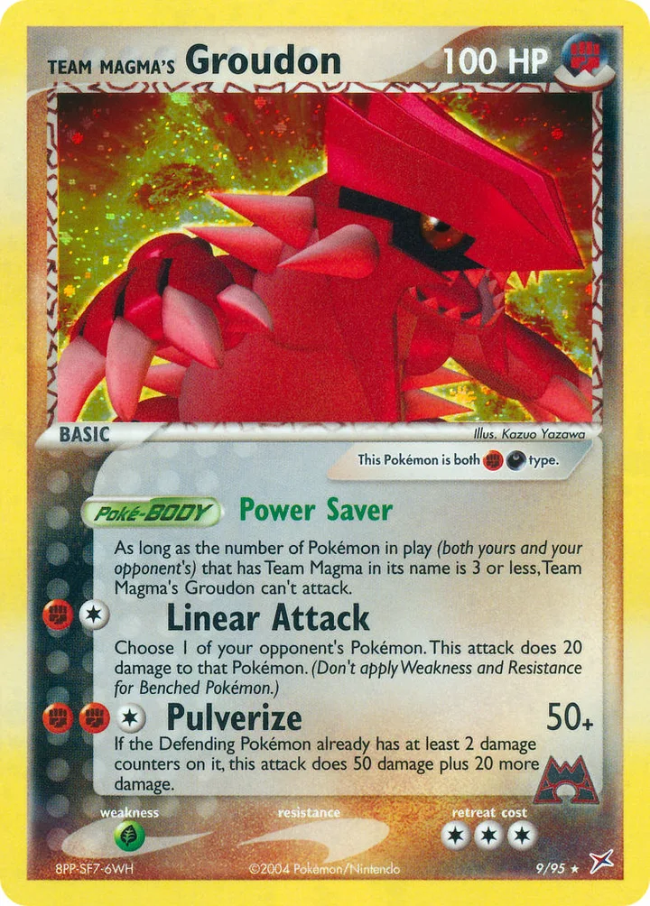 Team Magma’s Groudon, Team Magma vs Team Aqua 9/95