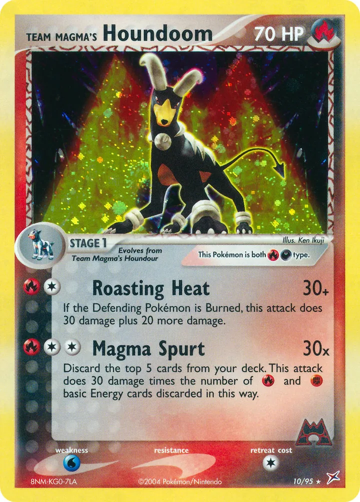 Team Magma’s Houndoom, Team Magma vs Team Aqua 10/95