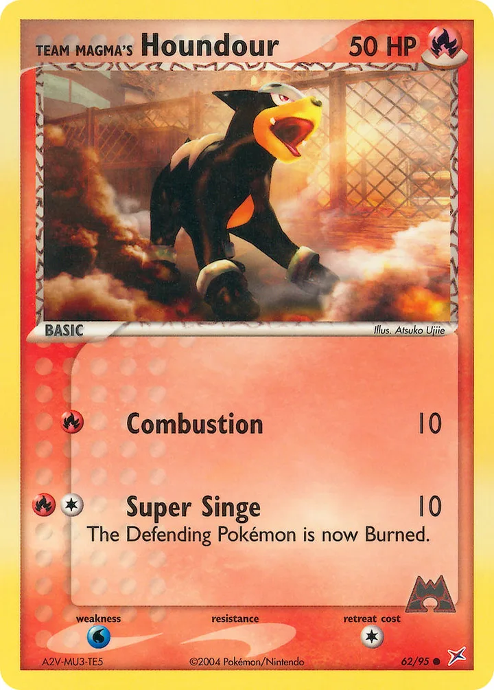 Team Magma’s Houndour, Team Magma vs Team Aqua 62/95