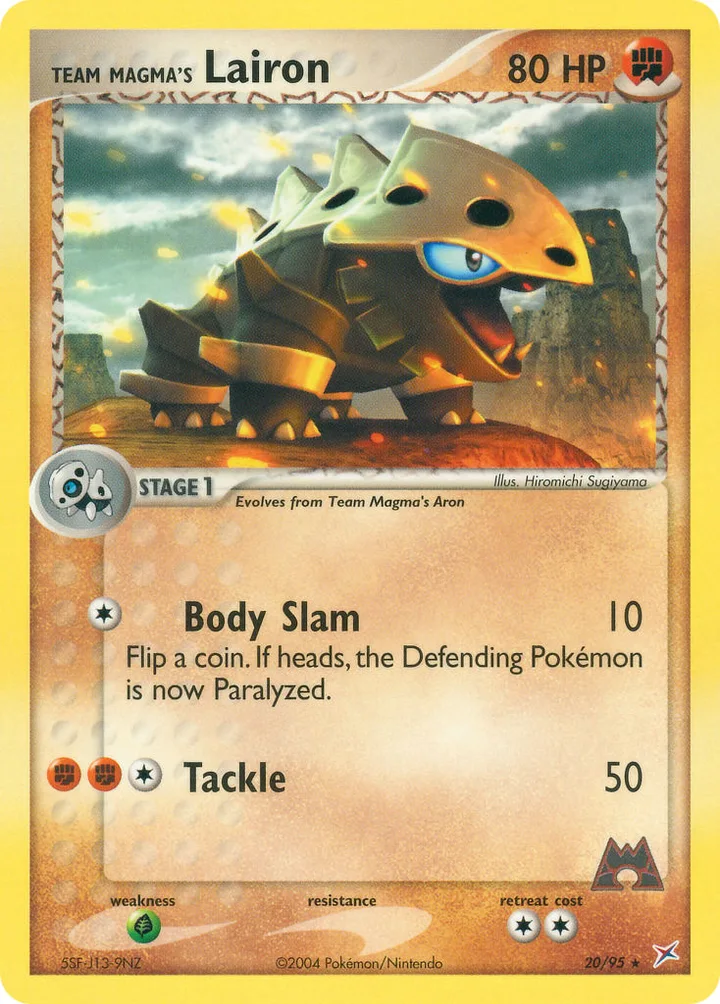Team Magma’s Lairon, Team Magma vs Team Aqua 20/95