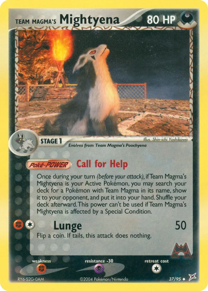 Team Magma’s Mightyena, Team Magma vs Team Aqua 37/95