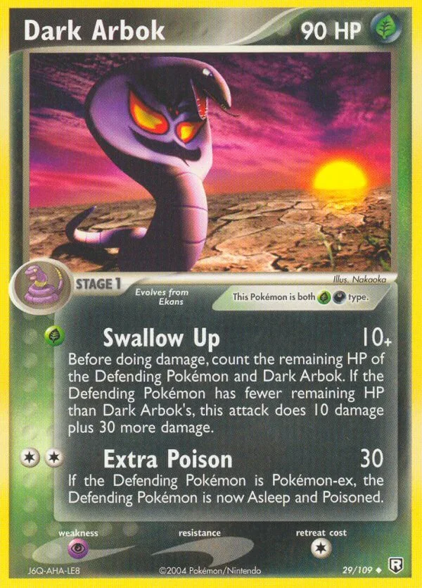 Dark Arbok, Team Rocket Returns 29/109