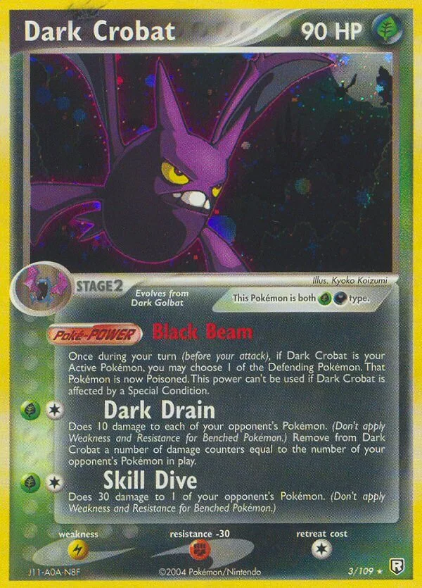 Dark Crobat, Team Rocket Returns 3/109