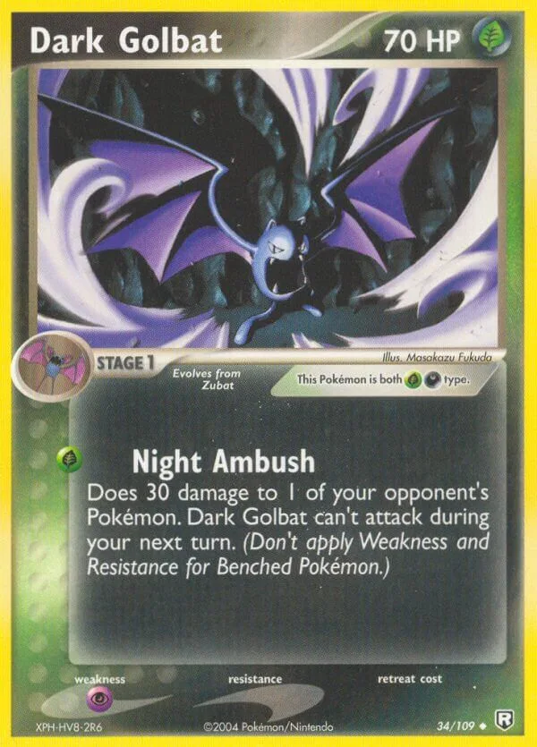 Dark Golbat, Team Rocket Returns 34/109