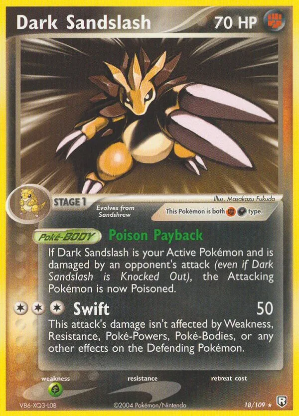 Dark Sandslash, Team Rocket Returns 18/109