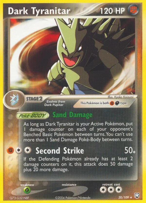 Dark Tyranitar, Team Rocket Returns 20/109
