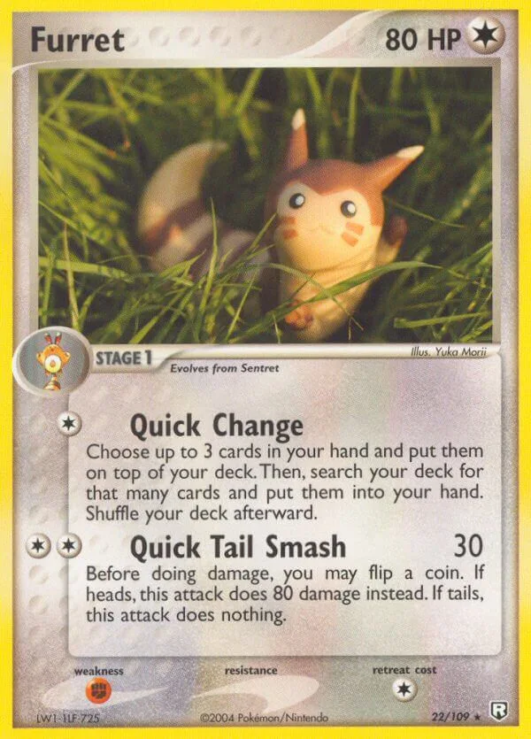 Furret, Team Rocket Returns 22/109