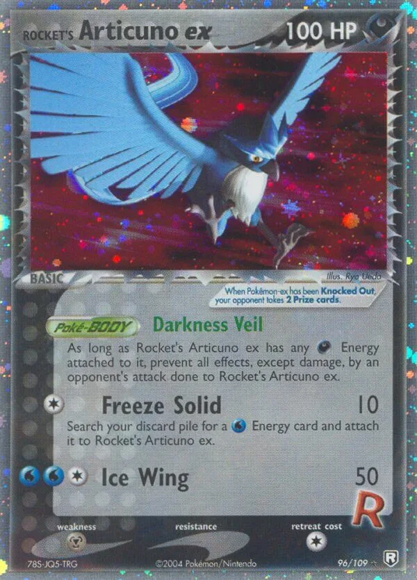 Rocket’s Articuno ex, Team Rocket Returns 96/109