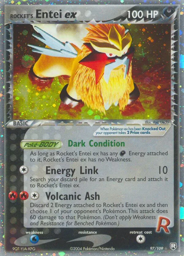 Rocket’s Entei ex, Team Rocket Returns 97/109