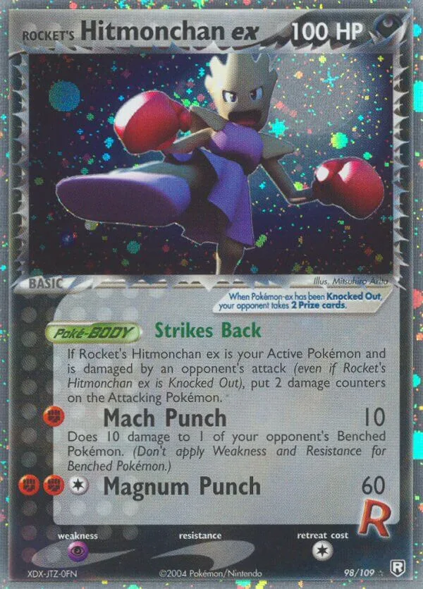 Rocket’s Hitmonchan ex, Team Rocket Returns 98/109