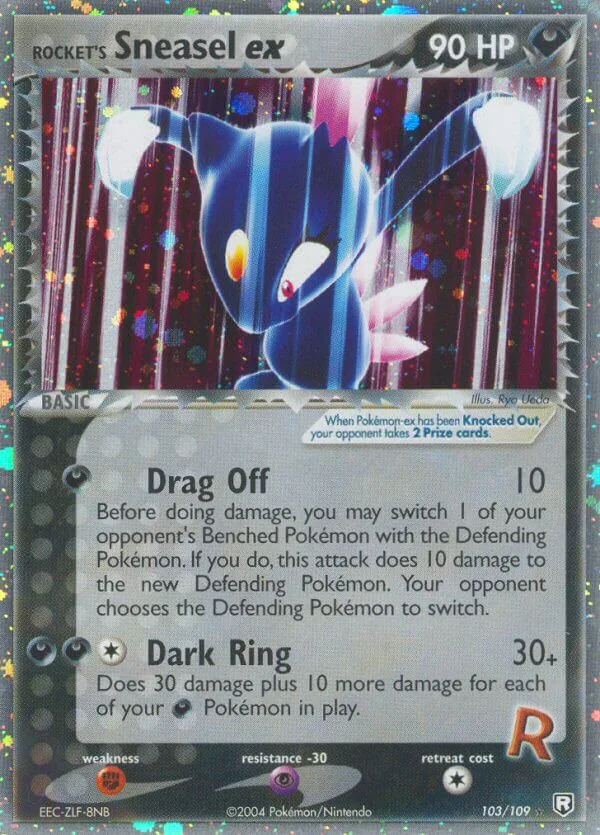Rocket’s Sneasel ex, Team Rocket Returns 103/109