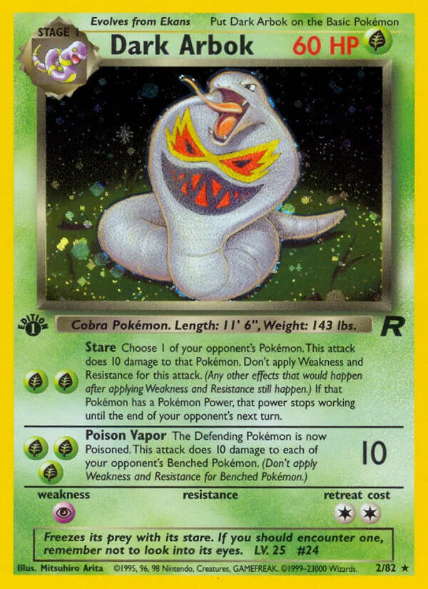 Dark Arbok, Team Rocket 2/82