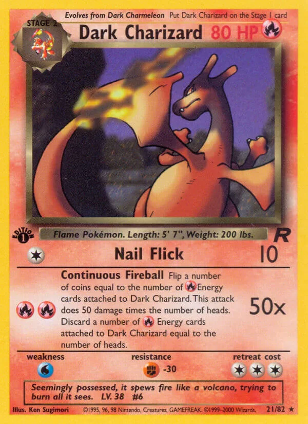 Dark Charizard, Team Rocket 21/82