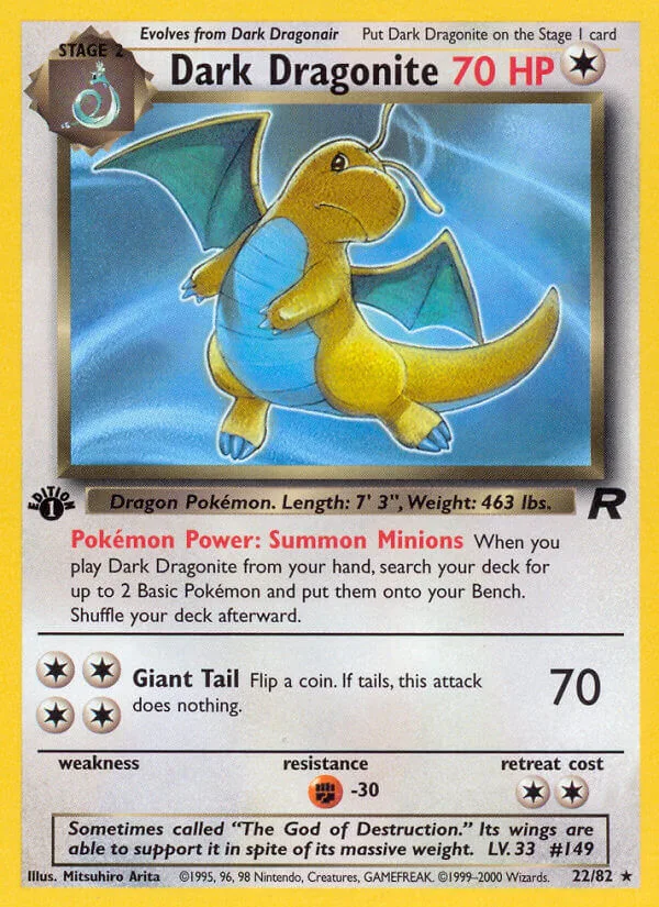 Dark Dragonite, Team Rocket 22/82