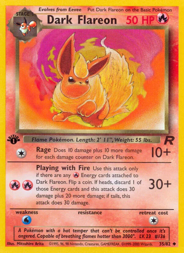 Dark Flareon, Team Rocket 35/82