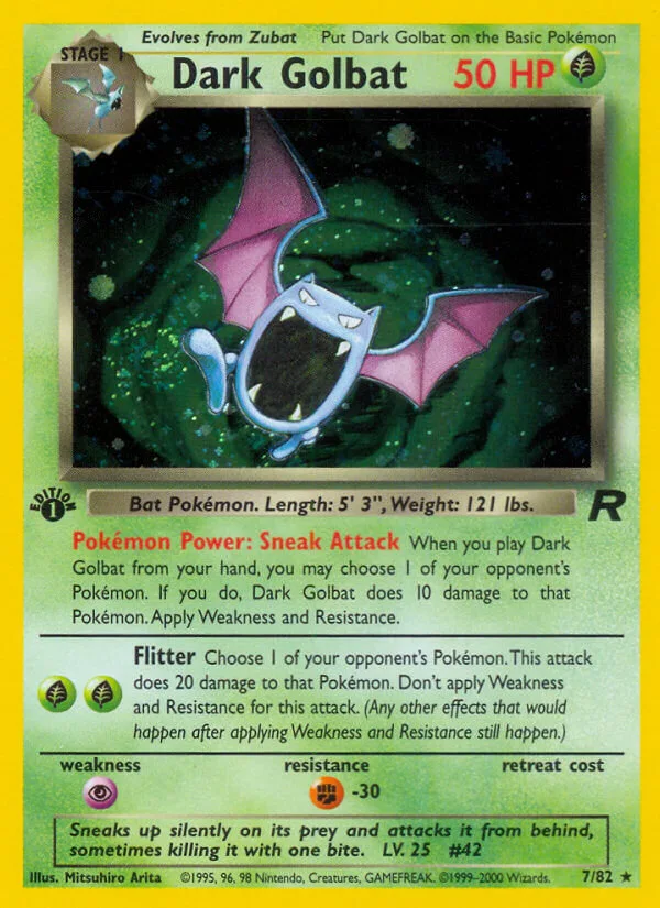 Dark Golbat, Team Rocket 7/82