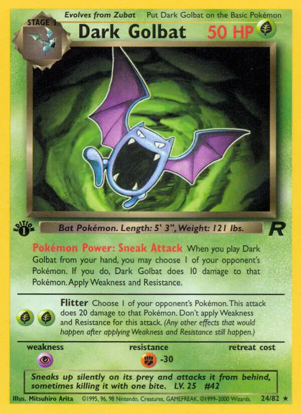 Dark Golbat, Team Rocket 24/82