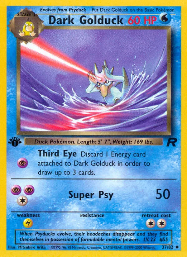 Dark Golduck, Team Rocket 37/82