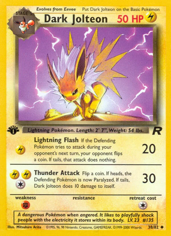 Dark Jolteon, Team Rocket 38/82