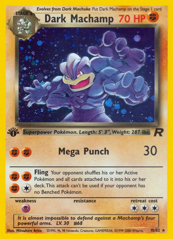 Dark Machamp, Team Rocket 10/82