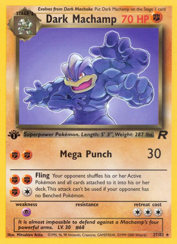 Dark Machamp, Team Rocket 27/82