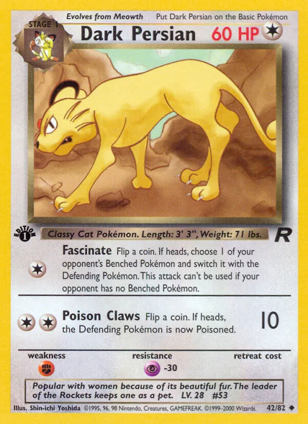 Dark Persian, Team Rocket 42/82