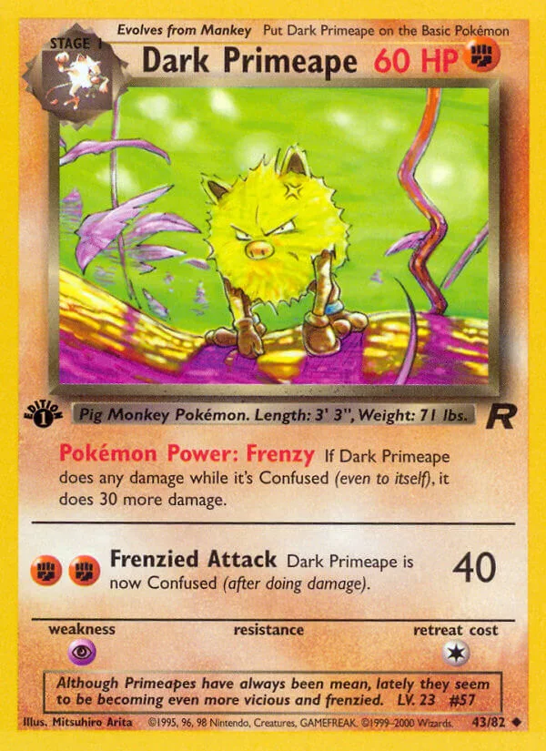 Dark Primeape, Team Rocket 43/82