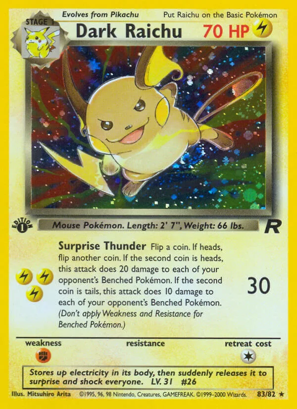 Dark Raichu, Team Rocket 83/82