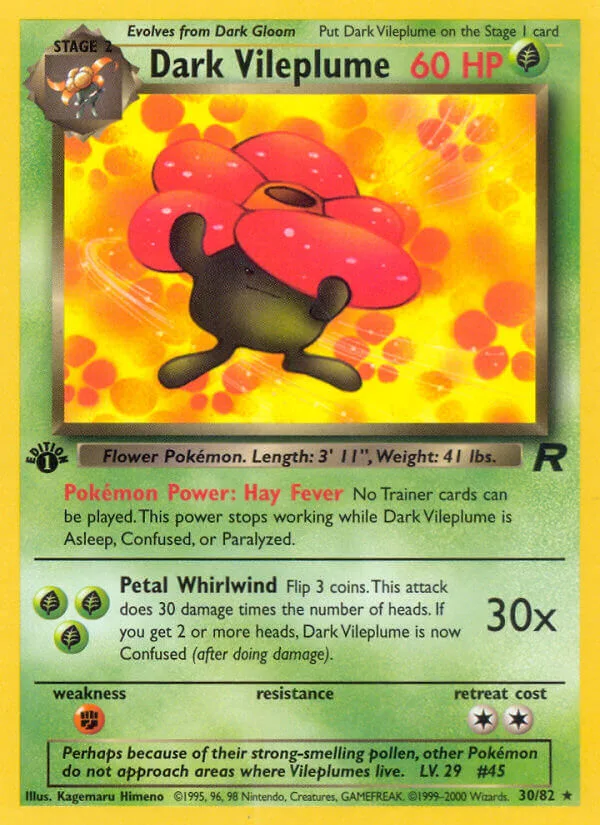 Dark Vileplume, Team Rocket 30/82