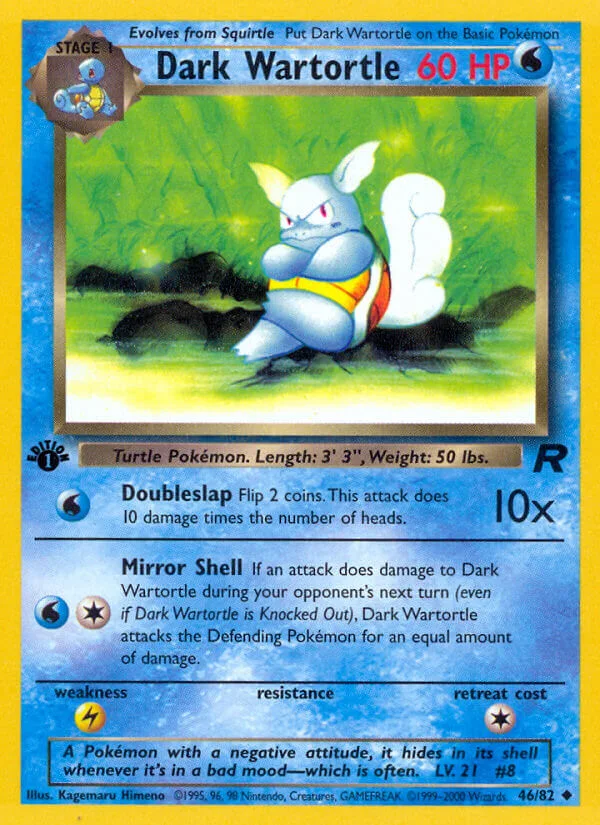 Dark Wartortle, Team Rocket 46/82