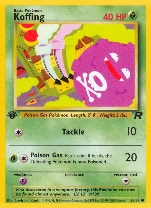 Koffing, Team Rocket 58/82