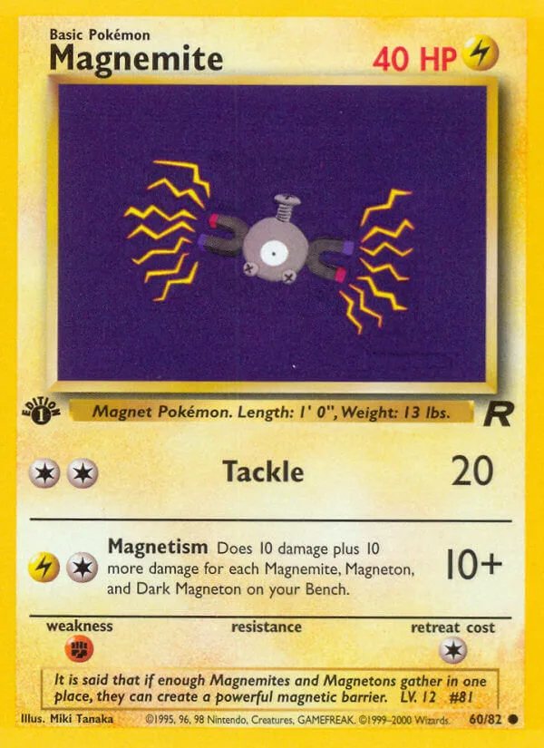 Magnemite, Team Rocket 60/82