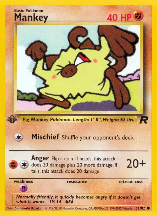 Mankey, Team Rocket 61/82