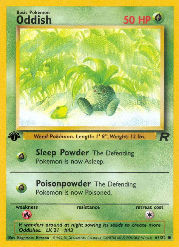 Oddish, Team Rocket 63/82