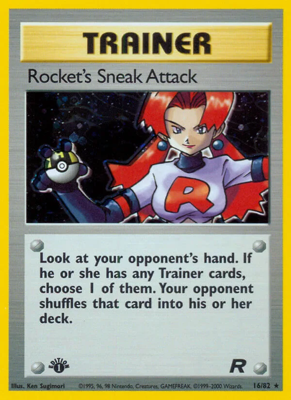 Rocket’s Sneak Attack, Team Rocket 16/82