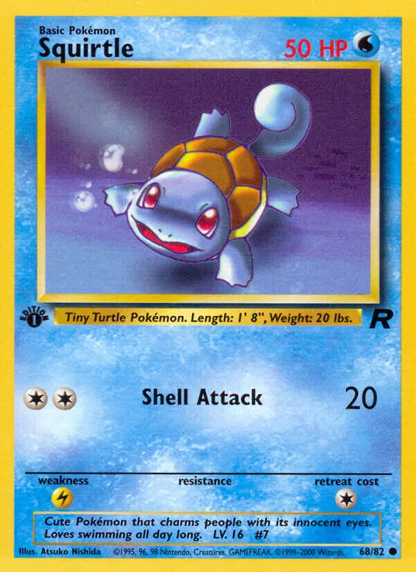 Squirtle, Team Rocket 68/82