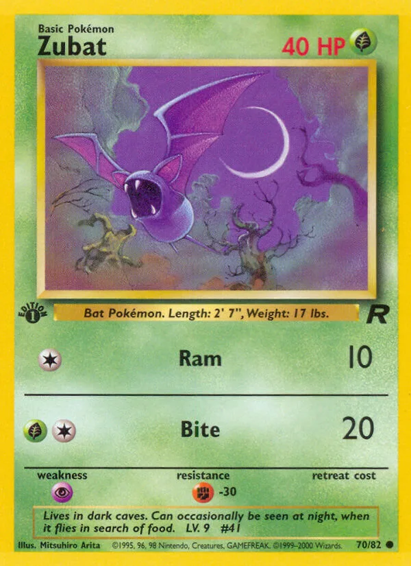 Zubat, Team Rocket 70/82