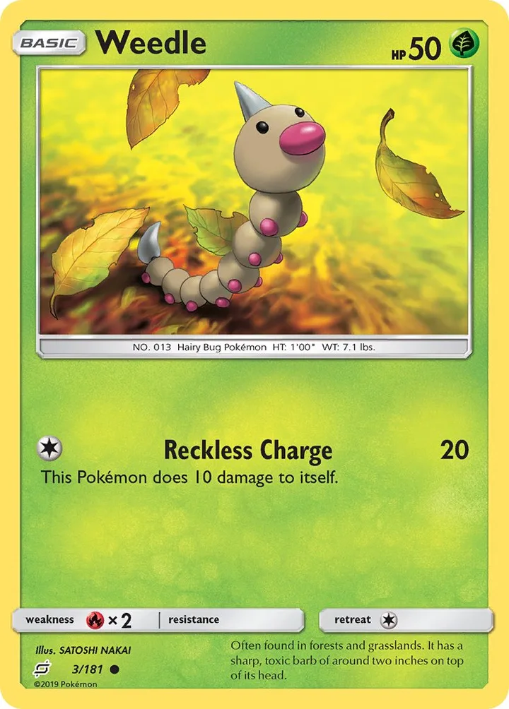 Weedle, Team Up 3/181