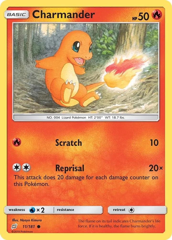 Charmander, Team Up 11/181