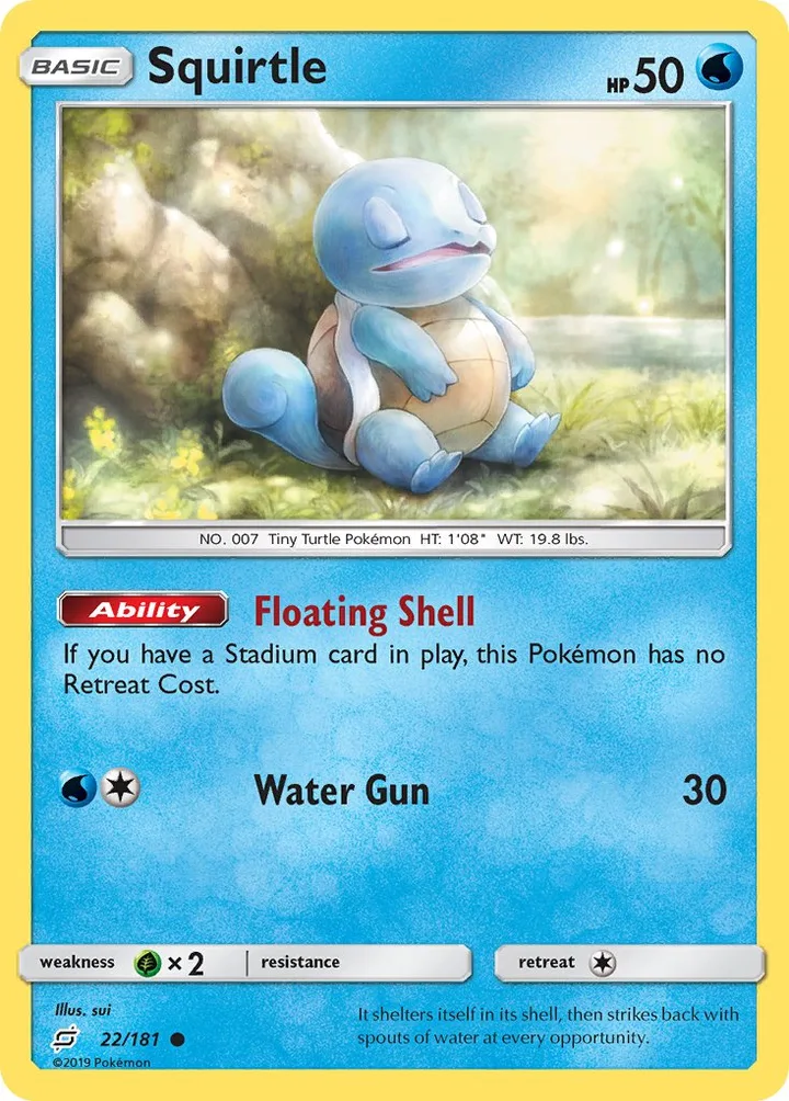 Squirtle, Team Up 22/181