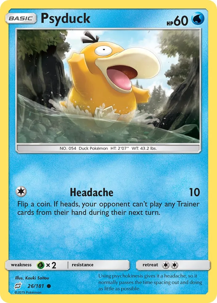 Psyduck, Team Up 26/181