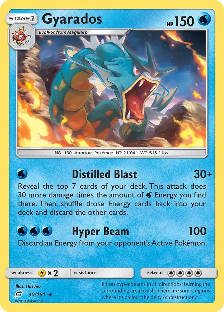 Gyarados, Team Up 30/181