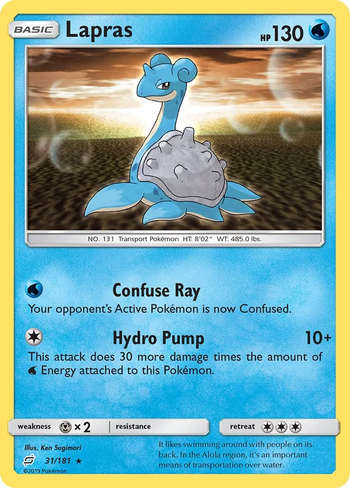Lapras, Team Up 31/181