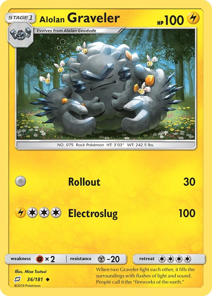 Alolan Graveler, Team Up 36/181